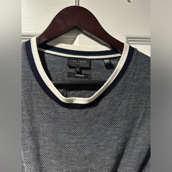 Ted Baker Bowker Cotton Crewneck T-Shirt - Picture 3 of 3